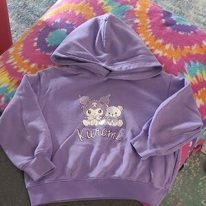 Purple Kids' Kuromu Hoodie Sweatshirt